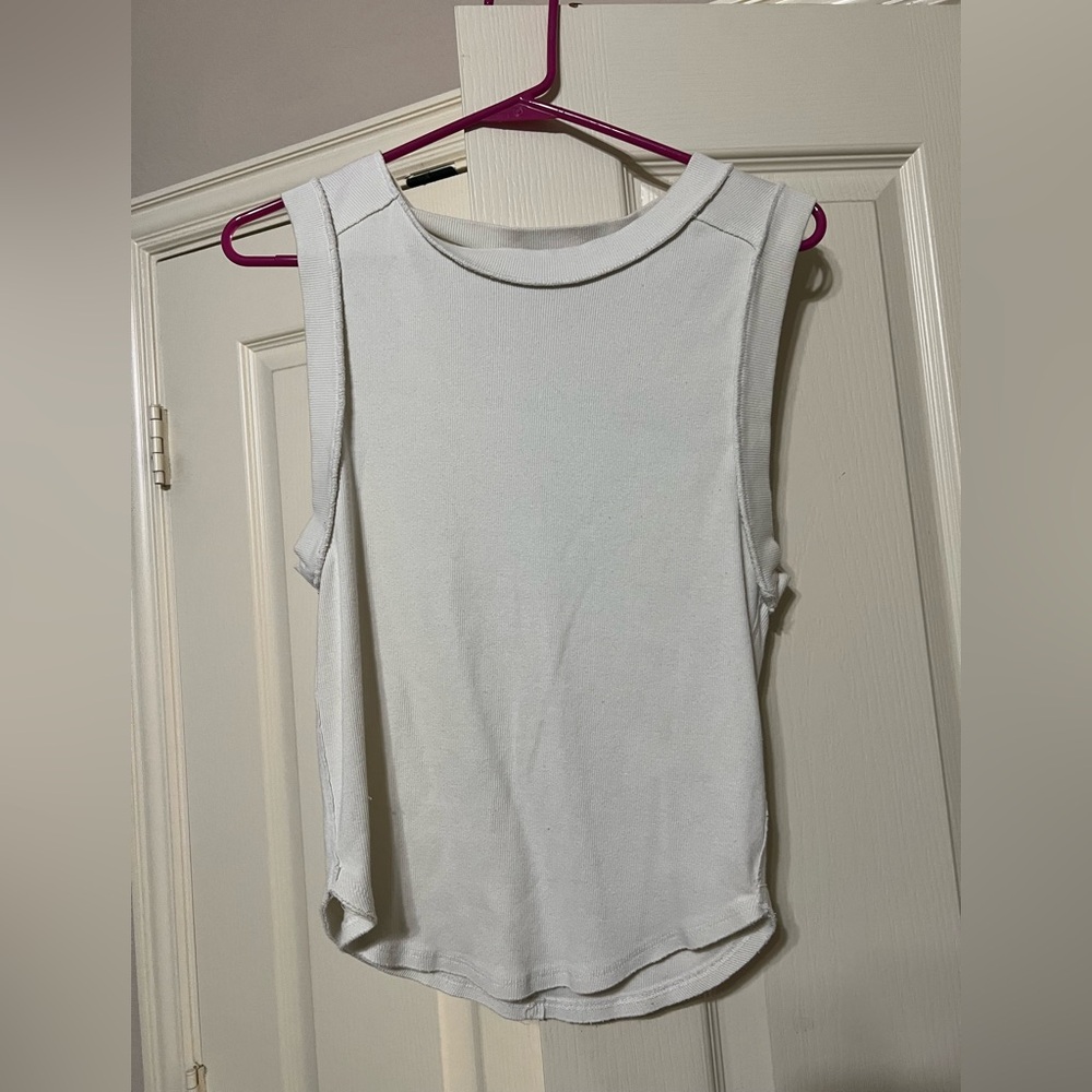 We the Free Women's Sleeveless Cream White Tank Top XL